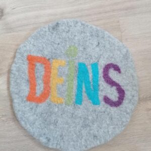 Handgefilztes Sitzkissen „Deins“