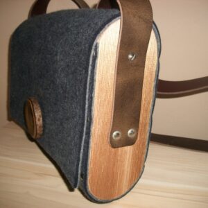 Handgefertigte Holzschindltasche „Josef“